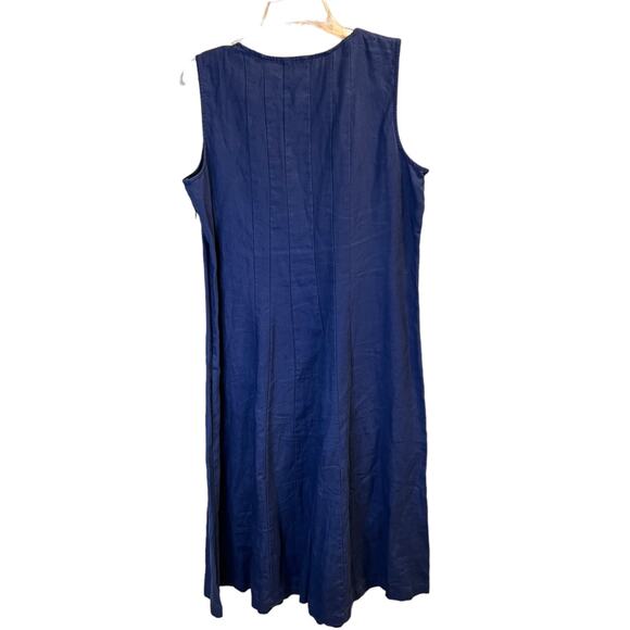 Choices Women's Navy Blue Scoop Neck Sleeveless Mini Dress Size Large - Picture 11 of 13